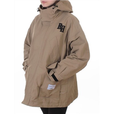 3097 DK. BEIGE Куртка демисезонная женская (100 гр. холлофайбер)