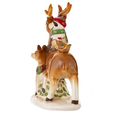 GAEM Фигурка декоративная "Олени", L18 W9 H21 см