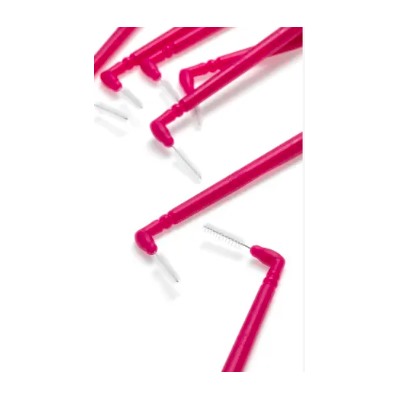 DONTODENT  Interdentalbursten gewinkelt rosa 0,4 mm ISO 2, 28 St Межзубные ёршики extra fein 2-3 mm, 28 шт