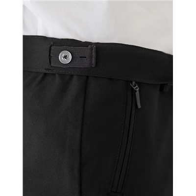 Girls' Slim Leg Regular Fit School Trousers (2-18 Yrs)