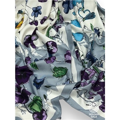 Платок шелковый большой "Парижанка" Арт 2428/22