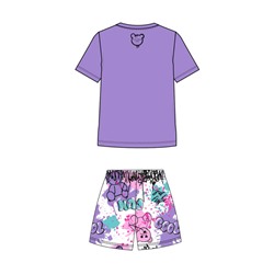 Комплект для девочки: футболка, шорты