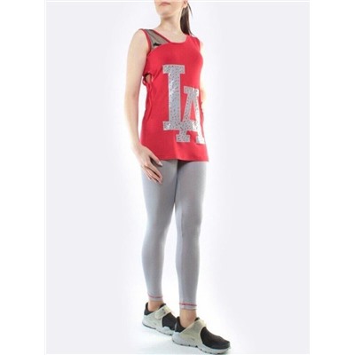 1211 RAD/GRAY Спортивный костюм для фитнеса женский (90% вискоза, 10% лайкра)