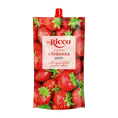 Джем десертный Клубника ТМ MR Ricco д/п 300г 1/16