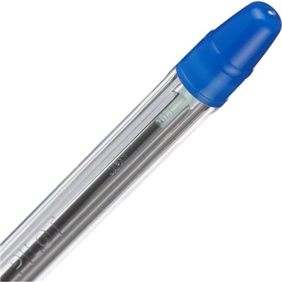 Ручка шариковая Pilot BPS-GP-EF (L), резиновый упор, 0.5 мм, масляная основа, стержень синий