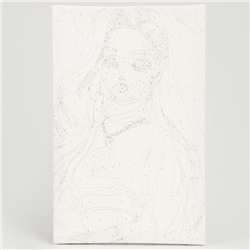 Картина по номерам для детей «Блондинка в розовом», 20×30 см