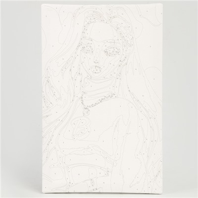 Картина по номерам для детей «Блондинка в розовом», 20×30 см