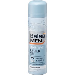 Balea MEN sensitive Rasiergel Гель для бритья с Алоэ Вера для чувствительной кожи, 200 мл