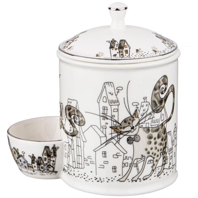 БАНКА ДЛЯ СОЛИ LEFARD "КОТИКИ" (КОР=36ШТ.)