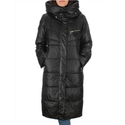 S21119 BLACK Куртка зимняя женская (150 гр. холлофайбера)