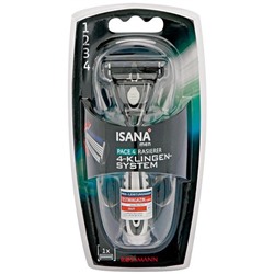 ISANA men Pace 4 Бритва для мужчин 4-лопастная 1 шт.