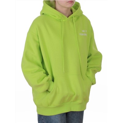 2620 LT. GREEN Худи женское (95% хлопок, 5% спандекс)