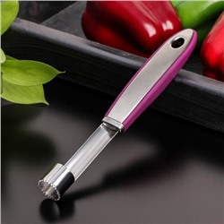 Нож для сердцевины Доляна Blade, 21 см, ручка soft - touch, фиолетовый