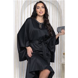 Костюм с юбкой Альсия (черный) К14393-5М