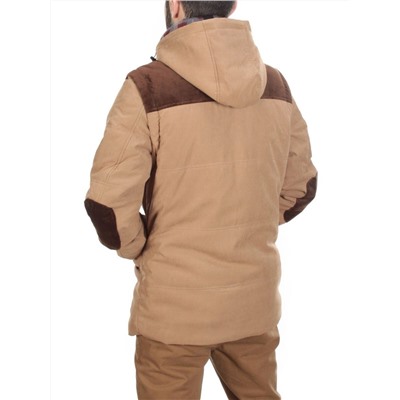 J830111 KHAKI/CAMEL  Куртка-жилет мужская зимняя NEW B BEK (150 гр. синтепон)