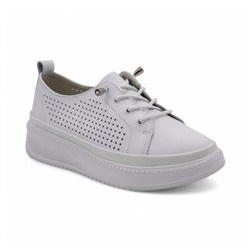 Женские туфли из натуральной кожи Р18-1 белые