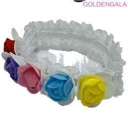 Ободок-повязка детская с бантом ОБ 28 модель 7