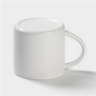 Кружка с ложкой «Панда», 350 мл, керамика, белая