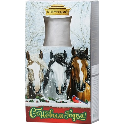 Конфуций. Новый год. Набор Чайная пара. Любимый чай 70 гр. карт.упаковка