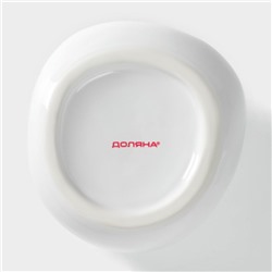 Сахарница Доляна «Мишка Отто», 400 мл, 11×12×12.5 см, белая