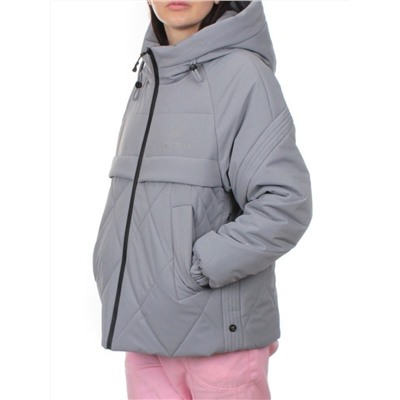 285 GRAY Куртка зимняя облегченная женская (верблюжья шерсть)