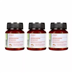 Набор Ашвагандха (3 x 60 таб, 500 мг), Ashwagandha Tablets Set, произв. Jiva