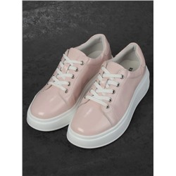 05-PDD215-5 LT. PINK Кроссовки женские (натуральная кожа)