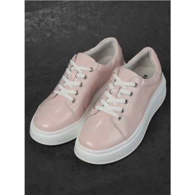 05-PDD215-5 LT. PINK Кроссовки женские (натуральная кожа)