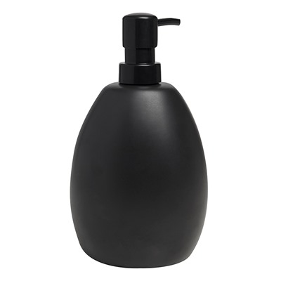 Диспенсер для мыла с подставкой для губки Joey, 590 мл, черный