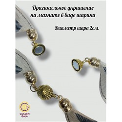 Платок на шею с украшением Артикул 2455/13