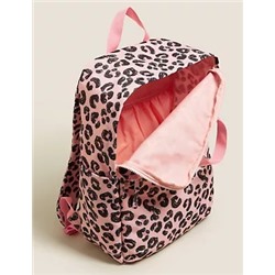 Kids' Water Repellent Leopard School Backpack