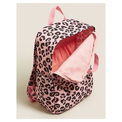 Kids' Water Repellent Leopard School Backpack