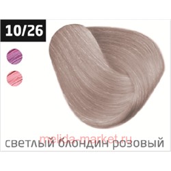 OLLIN PERFORMANCE 10/26 светлый блондин розовый 60мл Перманентная крем-краска для волос