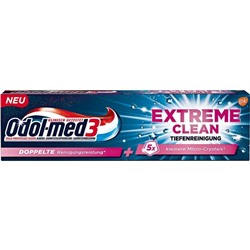 Odol med3 Extreme Clean Tiefenreinigungs Экстремальная чистота зубная паста для глубокого очищения,  75 г