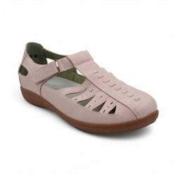 Женские летние туфли N3-8D розовые