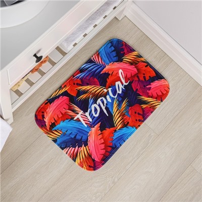 Коврик для ванной и тулета Доляна Tropical, 40×60 см