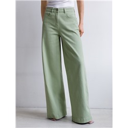 Джинсы из денима с эластаном