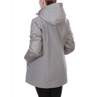 6021 GRAY Куртка демисезонная женская DATURA (100 гр. синтепон)
