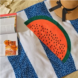 Полотенце пляжное «Этель» Watermelon, 70×140 см,250 г/м², 100% п/э