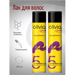 Лак для волос OLIVIA Trends Крутой локон 5 степень фиксации, 250 мл