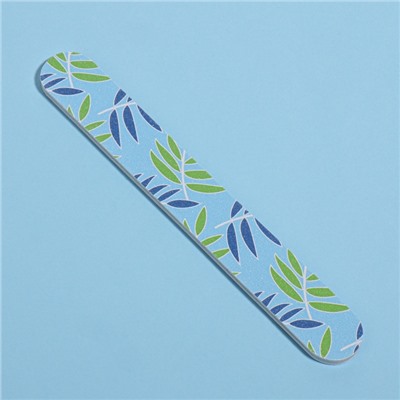 Пилка для ногтей, прямая, 180/180 грит, 15 см, фасовка 20 шт., МИКС