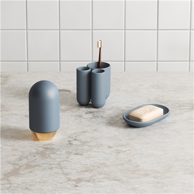 Диспенсер для мыла Touch, 235 мл, синий