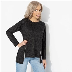 Свитшот с акцентными молниями, Городской драйв