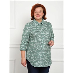 Рубашка Дактиль зелёный ИвК