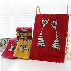 Gauze cartoon children's sweat towel for beloved, wholesale