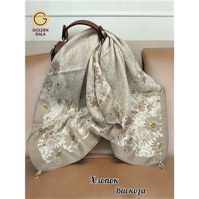 Платок на шею с украшением Артикул 2455/17