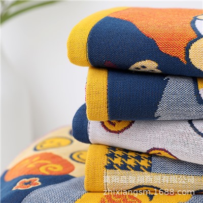 New Kakalong series gauze square scarf Korea soft absorbent kitchen hand wipe towel factory price wholesale