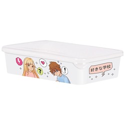 Лоток для мелочей Trendy с крышкой 204х140х52 мм KL2254AS1