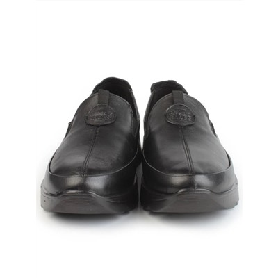 03-5306 BLACK Полуботинки женские (натуральная кожа)