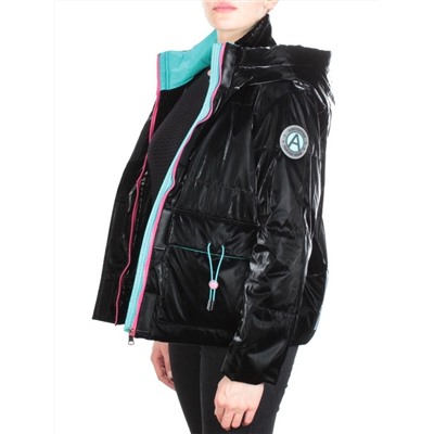 D003 BLACK Куртка демисезонная женская (100 гр. синтепон)